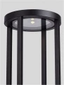 Lampa ogrodowa stojąca TAZORIA ciemny antracyt wys. 80cm.