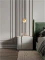 Lampa wisząca LURVELA czarny mat | gradientowy złoty LED 5W