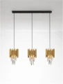 Lampa wisząca PELAVRO złoty 3xE14