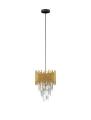 Lampa wisząca PELAVRO złoty sr. 24cm.