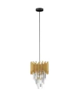 PELAVRO złoty sr. 24cm. E14 Lampa wisząca