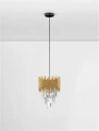 Lampa wisząca PELAVRO złoty sr. 24cm.