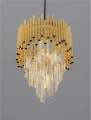 Lampa wisząca PELAVRO złoty sr. 24cm.