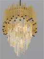 Lampa wisząca PELAVRO złoty sr. 24cm.