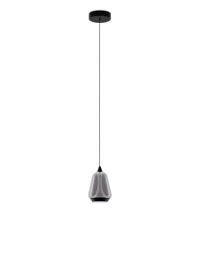 RORIZNO czarny mat | przydymiony śr. 12cm. LED 8W 3000K Lampa wisząca