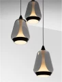 Lampa wisząca ściemnialna RORIZNO czarny mat | przydymiony śr. 28cm. LED Dim.