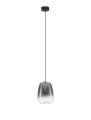 Lampa wisząca JAREVIA czarny mat | przydymiony