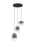 JAREVIA czarny mat | przydymiony śr. 41cm. LED 10W 3000K Lampa wisząca