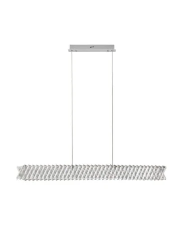 Lampa wisząca ściemnialna CANLIRA kryształ | nikiel LED Dim 28W