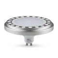 ES111 srebrny GU10 15W 120° 4000K NW barwa neutralna