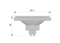 ES111 HALO srebrny GU10 12W 24° 4000K NW barwa neutralna
