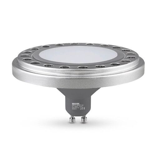 ES111 srebrny GU10 12W 120° 4000K NW barwa neutralna