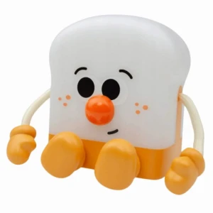 LED Tościk biały - pomarańczowy Lampka dziecięca nocna ściemnialna