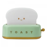 LED Toster zielony | biały Lampka dziecięca nocna ściemnialna