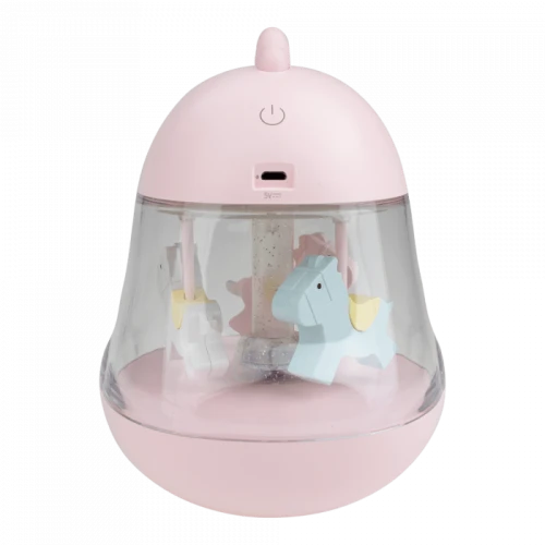 Pozytywka lampka nocna dziecięca LED 5W RGB 3000K różowa