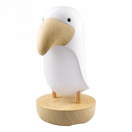 Lampka nocna dziecięca z głośnikiem TUKAN BIAŁY WW + BLUETOOTH SPEAKER