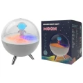 Lampka nocna dziecięca Księżyc biały LED 3000K RGB