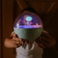 Lampka nocna dziecięca Księżyc biały LED 3000K RGB