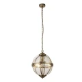 Lampa wisząca Coronet antyczny mosiądz 3 x E14