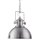 Louisiana srebrna satyna śr. 31cm. E27 Lampa wisząca