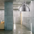 Lampa wisząca Louisiana srebrna satyna śr. 31cm. E27