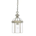 Lampa wisząca Lantern antyczny mosiądz śr. 18cm. E27