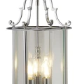 Lampa wisząca Lantern 3Lt chrom śr. 25 cm. 3xE14