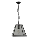 Lantern Noir czarny E27 Lampa wisząca