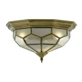 Lampa sufitowa Pisa II 2Lt antyczny mosiądz śr. 29cm. 2xE14