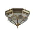Lampa sufitowa Pisa II 2Lt antyczny mosiądz śr. 29cm. 2xE14