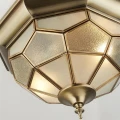 Lampa sufitowa Pisa II 2Lt antyczny mosiądz śr. 29cm. 2xE14