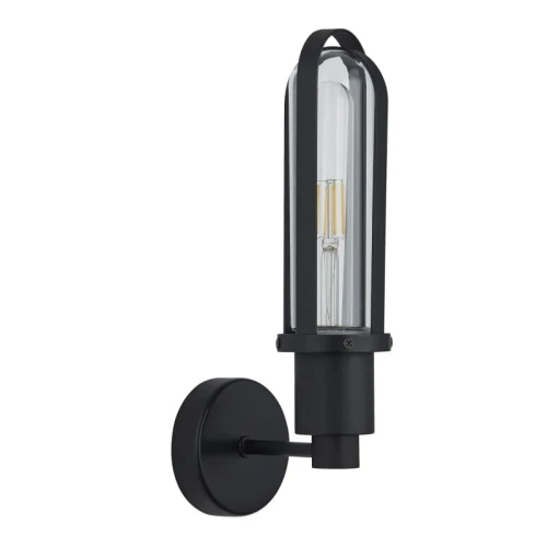Kinkiet łazienkowy Lux & Belle czarny mat E27 IP44