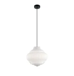 Boho biały Ø28cm. E27 Lampa wisząca