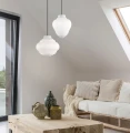Lampa wisząca Boho biały Ø23cm. E27