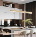 Lampa wisząca LEE złoty szczotkowany LED 52W 3000K