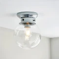 Łazienkowa lampa sufitowa Cheswick chrom śr. 20cm. E27 IP44