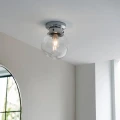 Łazienkowa lampa sufitowa Cheswick chrom śr. 20cm. E27 IP44