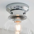 Łazienkowa lampa sufitowa Cheswick chrom śr. 20cm. E27 IP44