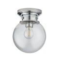 Łazienkowa lampa sufitowa Cheswick chrom śr. 20cm. E27 IP44