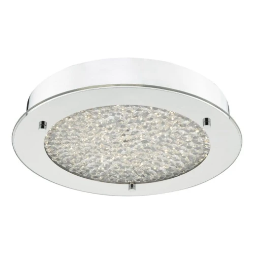 Łazienkowa lampa sufitowa Peta chrom | kryształ  Ø31cm. LED 20W 3000K
