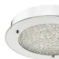 Łazienkowa lampa sufitowa Peta chrom | kryształ  Ø31cm. LED 20W 3000K