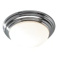 Łazienkowa lampa sufitowa Barclay chrom Ø38cm. E27 IP44