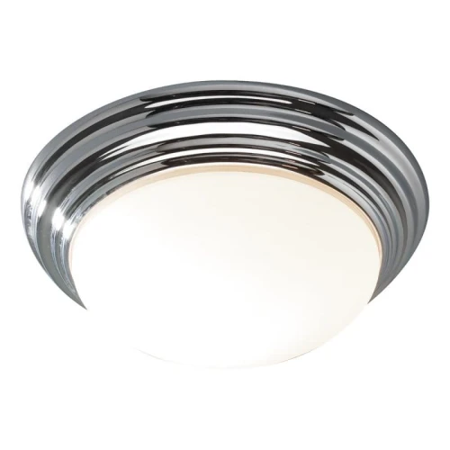 Łazienkowa lampa sufitowa Barclay chrom Ø38cm. E27 IP44