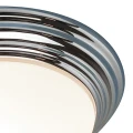 Łazienkowa lampa sufitowa Barclay chrom Ø38cm. E27 IP44