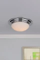 Łazienkowa lampa sufitowa Barclay chrom Ø38cm. E27 IP44