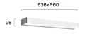 Kinkiet łazienkowy nad lustro Robin chrom szer. 64cm. LED 30W 3000K IP44