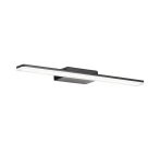 Ram czarny szer. 45cm. LED 12W 3000K CRI>90 IP44 Kinkiet łazienkowy nad lustro