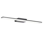 Ram czarny szer. 60cm. LED 19W 3000K CRI>90 IP44 Kinkiet łazienkowy nad lustro