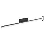 SUNNY czarny szer. 59cm. LED 19W 3000K IP44 Kinkiet łazienkowy uchylny nad lustro