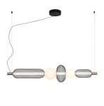 Margot czarny | złoty LED 28W 3000K Lampa wisząca